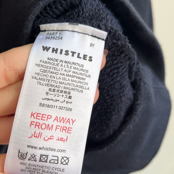 WHISTLES 100% Cotton Crewneck - Picture 5 of 6